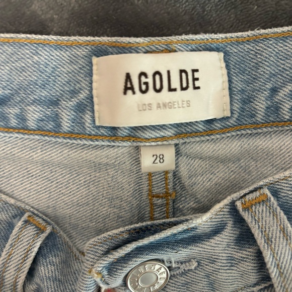 Agolde Parker Long Short Organic Denim 28 - Picture 4 of 5